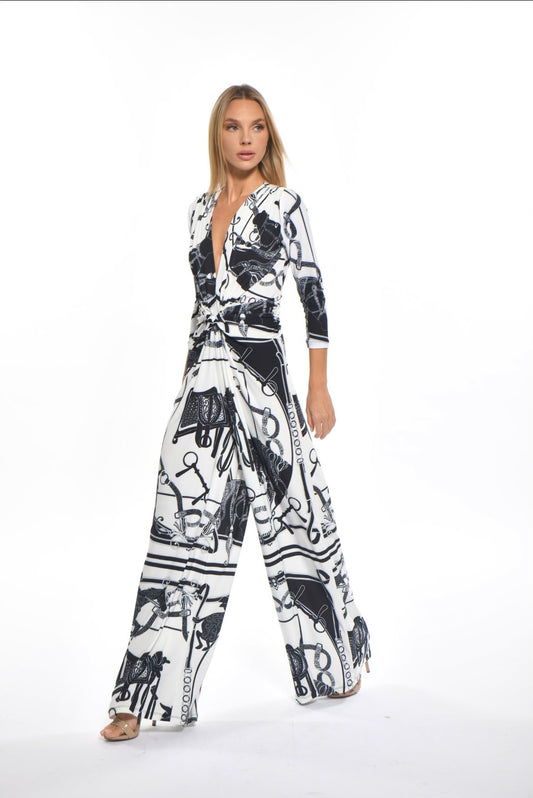Amber Jumpsuit Rome 3/4 Sleeve